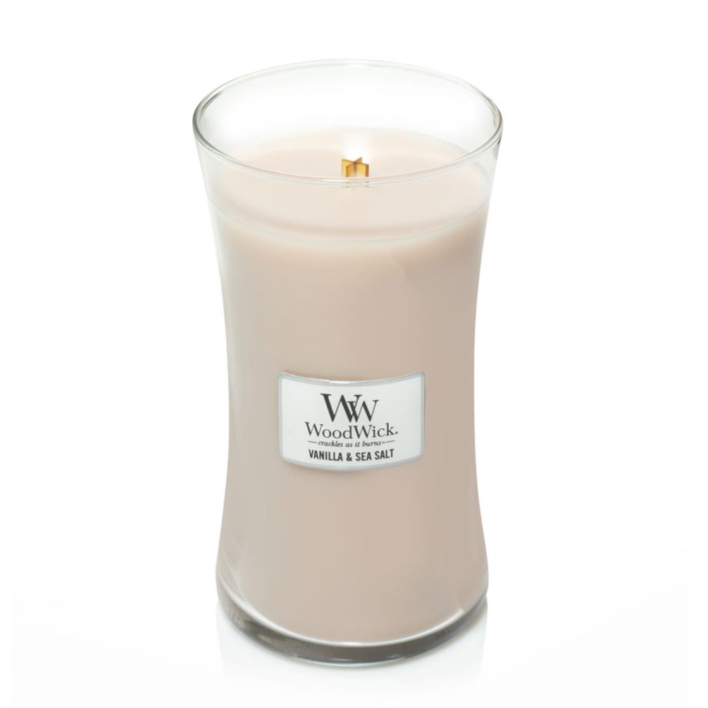 WoodWick Vanilla & Sea Salt Large Hourglass Candle £26.99